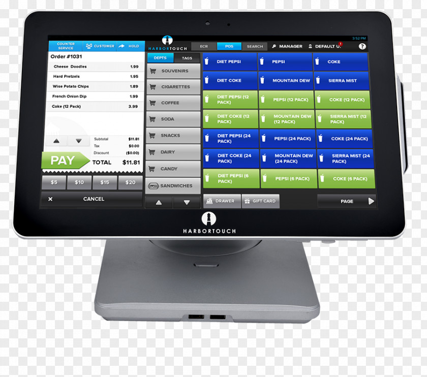 Point Of Sale Harbortouch Retail POS Solutions Small Business PNG