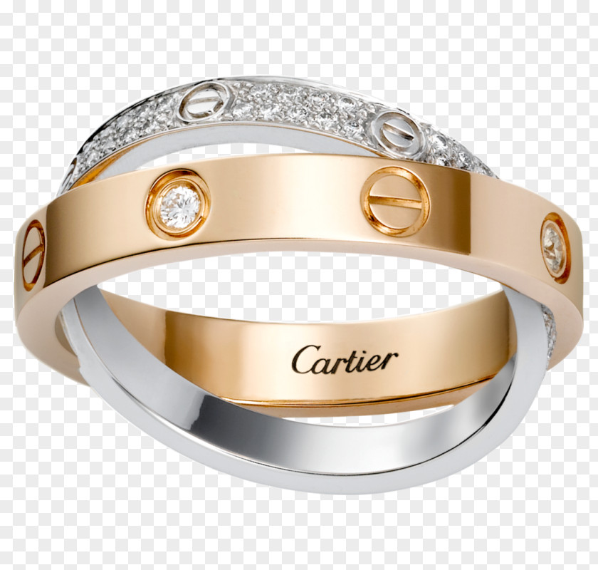 Ring Engagement Love Bracelet Cartier Diamond PNG