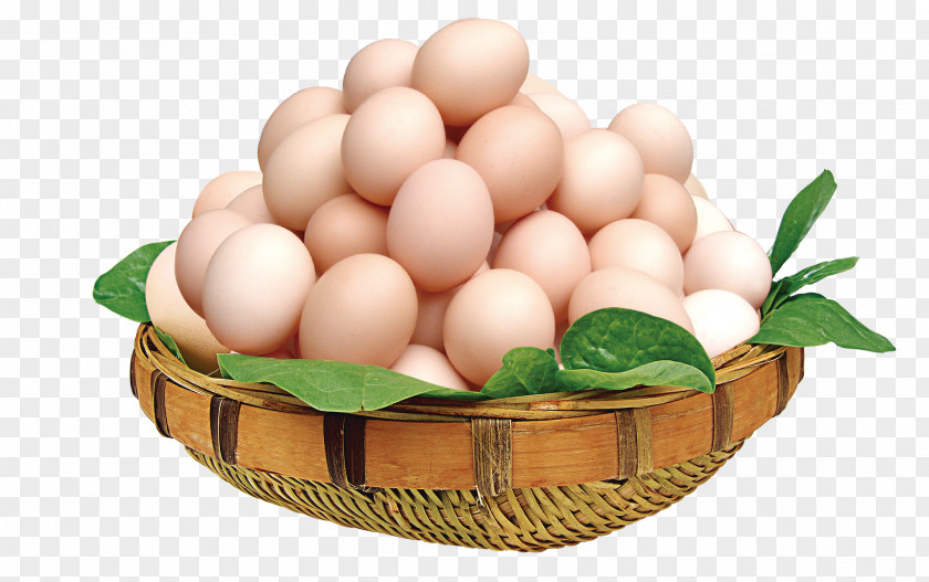 Basket Of Eggs Chicken Egg Free Range Yolk PNG