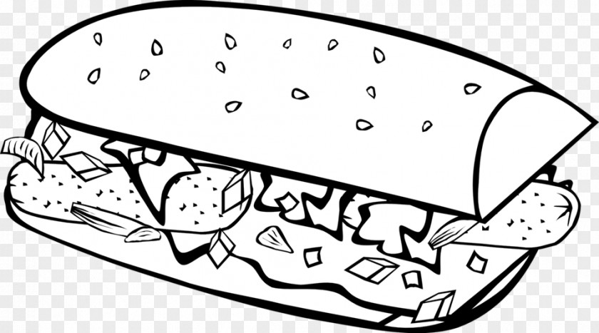 Junk Food Fast Coloring Book PNG