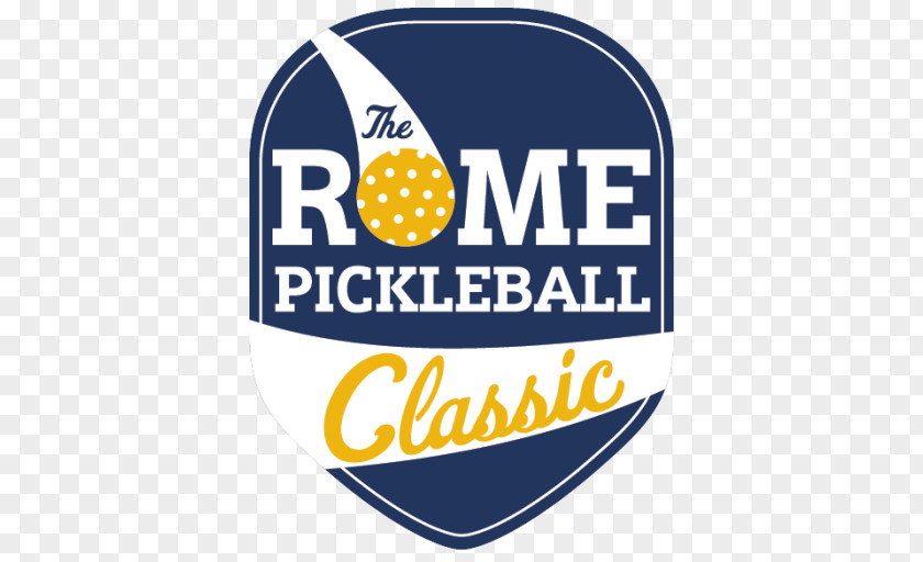 Rome Pickleball Classic Comedian Logo Brand PNG