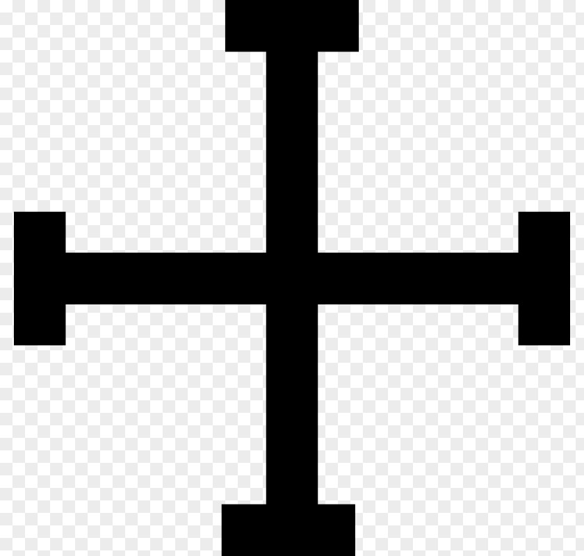 Christian Cross Kingdom Of Jerusalem Clip Art PNG