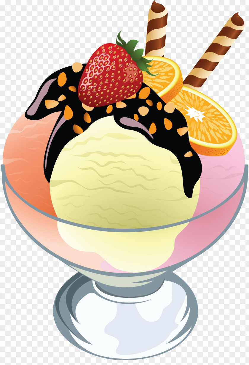 Ice Cream Cocktail Sundae PNG