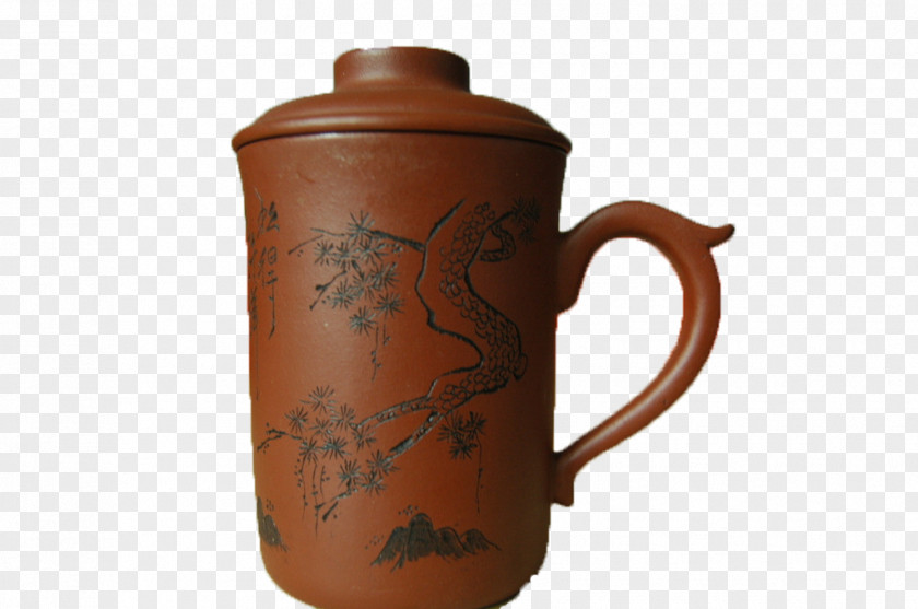 Yixing Cup Ware Coffee Clay Teapot PNG