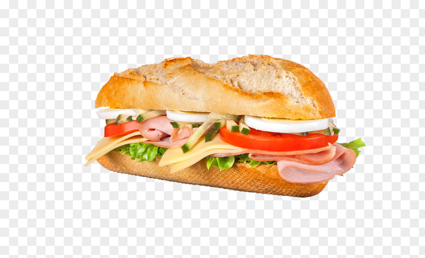 Junk Food Ham And Cheese Sandwich Submarine Fast Bocadillo Bánh Mì PNG