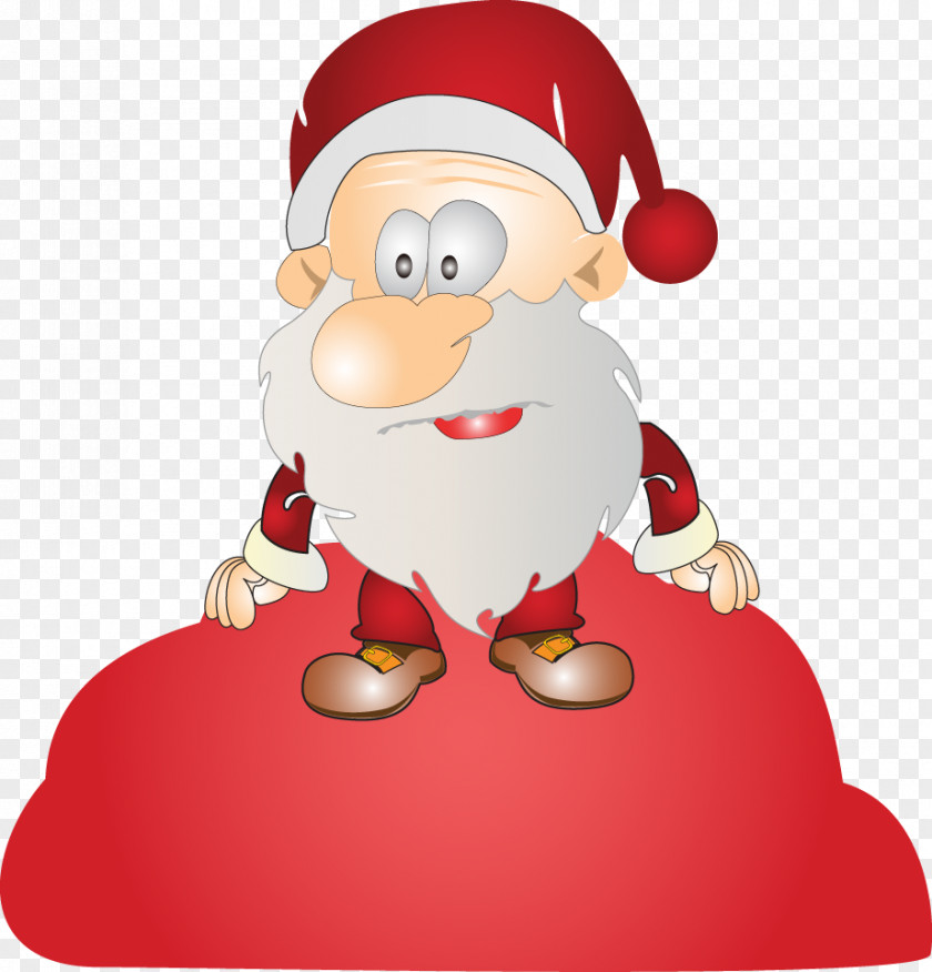 Santa Claus Creative Christmas Ornament PNG