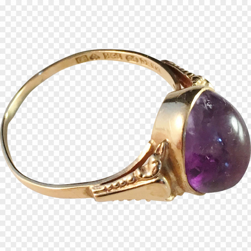 Amethyst Ring Silver Purple Jewellery PNG
