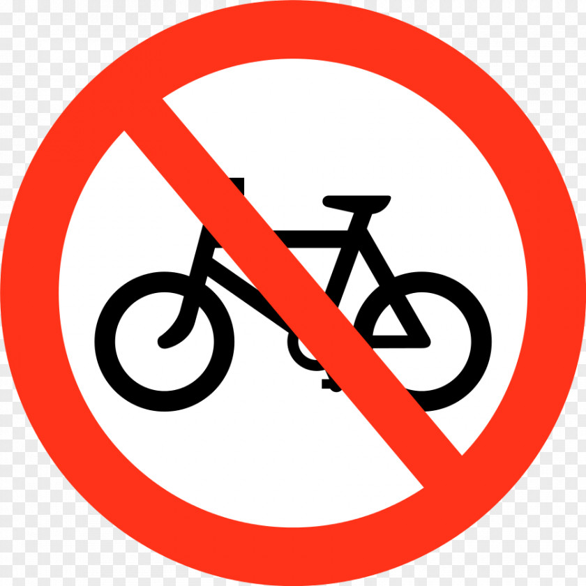 Bicycle Traffic Sign Signs Cycling PNG