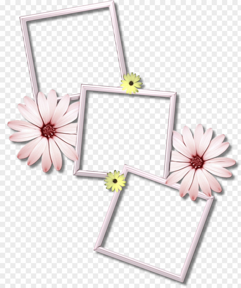 Flower Picture Frame Wedding PNG
