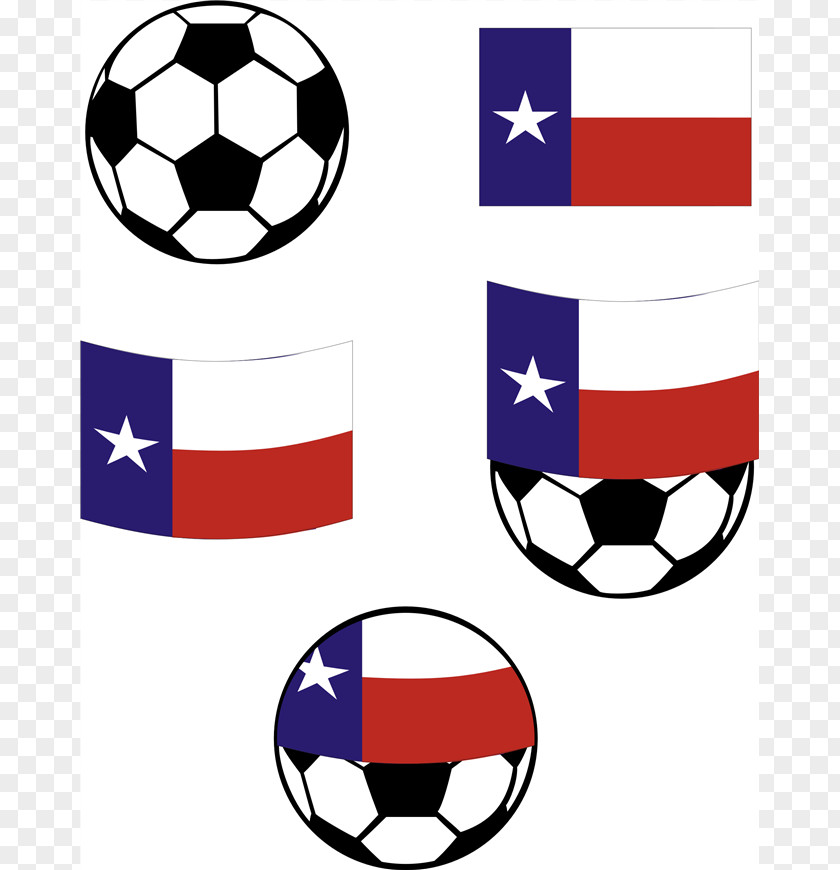 Free Flag Clipart Of Texas Ball Clip Art PNG