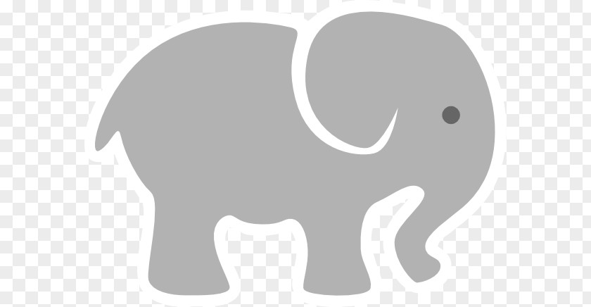 Elephant Gold Silhouette Clip Art PNG