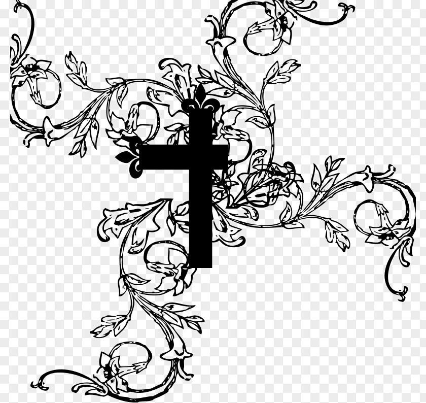 Grunge Cross Christian Crucifix Clip Art PNG