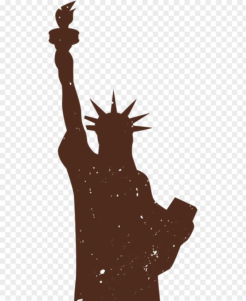Liberty Statue Of Silhouette PNG