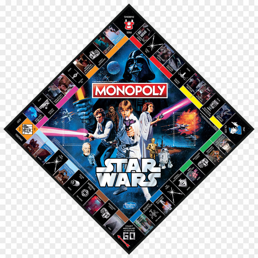 Star Wars Luke Skywalker Wars: The Black Series Hasbro Monopoly Kenner Action Figures PNG