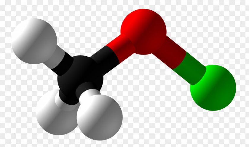 Chemical Formula Methyl Hypochlorite Ball-and-stick Model Hypochlorous Acid Decomposition Ester PNG