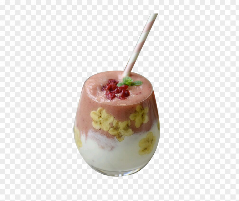 Cherry Think Of Snow Ice Cream Frozen Yogurt Panna Cotta Parfait PNG