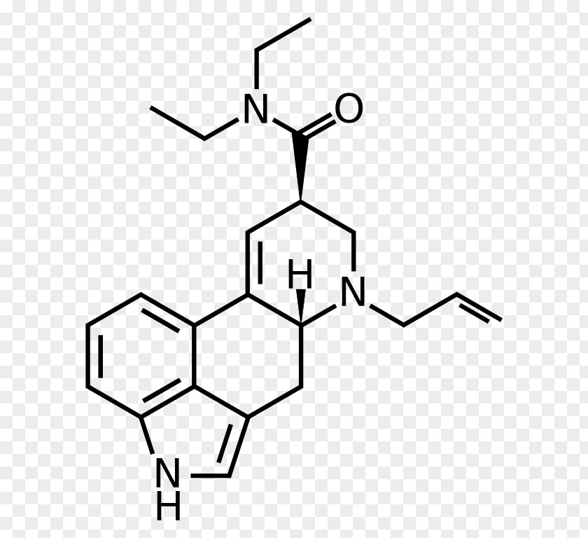 Lysergic Acid 24dimethylazetidide Diethylamide AL-LAD ALD-52 Structure PNG