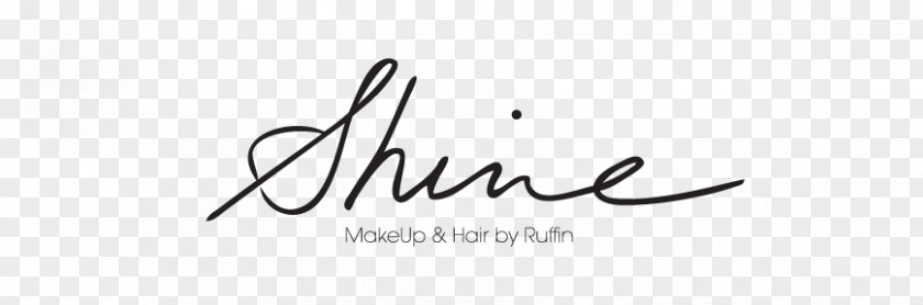 Shiny Hair Logo Brand Calligraphy Font PNG