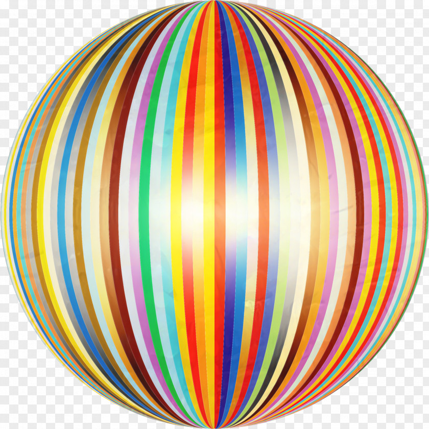 Ball Symmetry Rainbow Color Background PNG