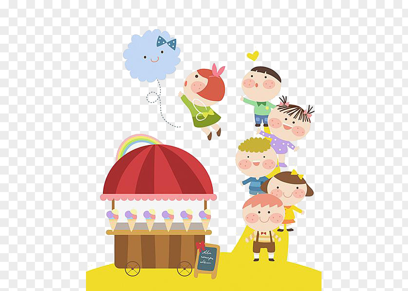 Cartoon Kids Drawing Animation PNG