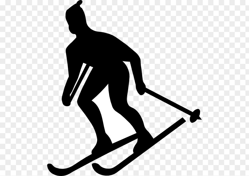 Cartoon Skiers Winter Olympic Games Clip Art PNG