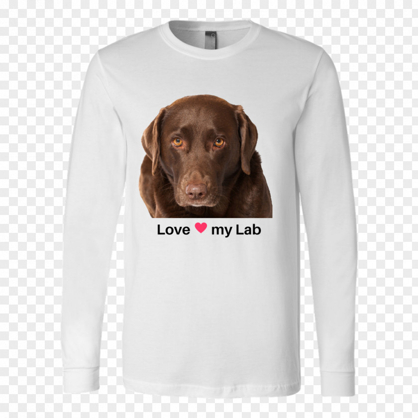 Chocolate Labrador Long-sleeved T-shirt Retriever Hoodie PNG