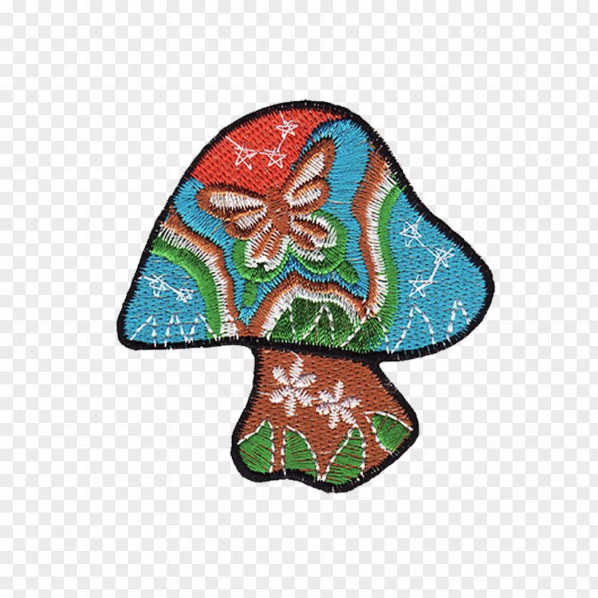 Embroidery Mushrooms Psilocybin Mushroom Icon PNG
