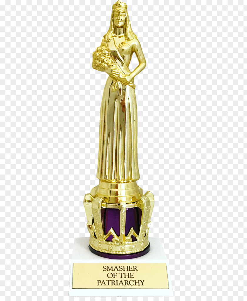 1st Place Trophy Feminism Patriarchy Award Beauty Pageant PNG