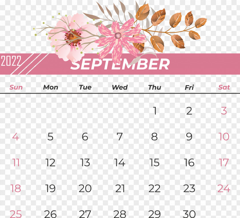 Line Font Calendar Pink M Pattern PNG