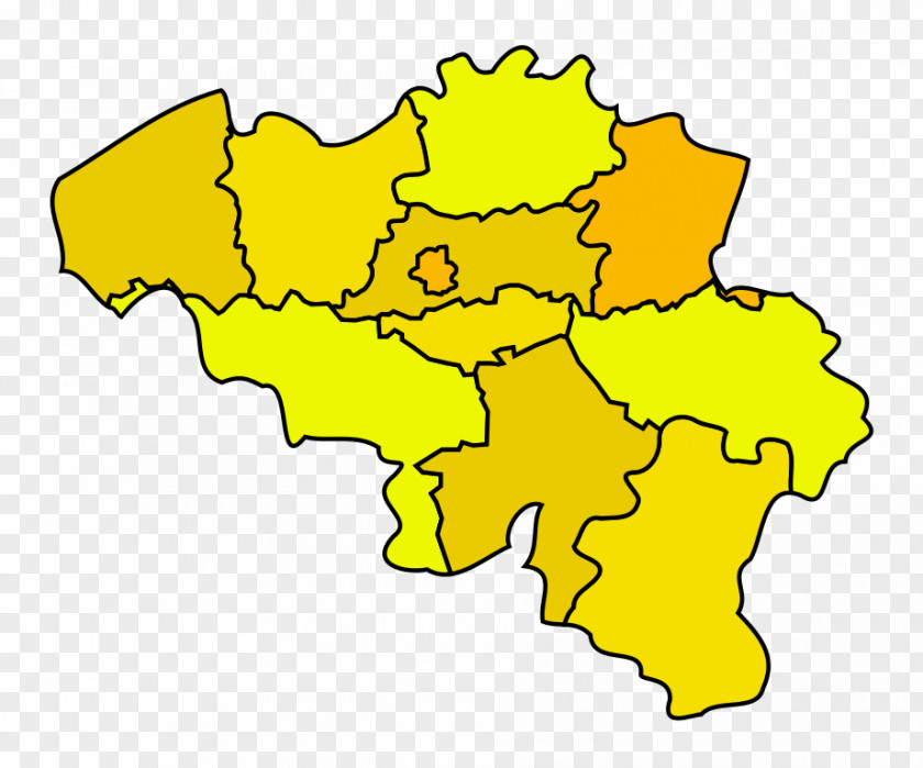 Map Provinces Of Belgium Walloon Brabant Flemish East Flanders PNG