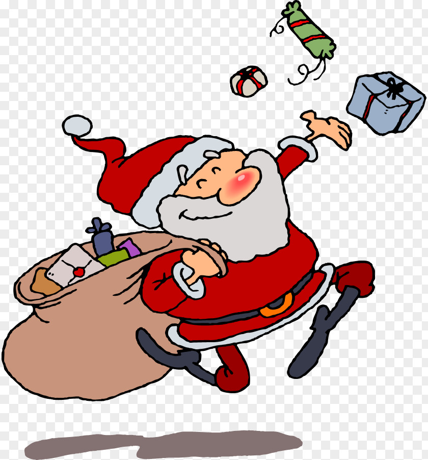 Santa Claus Animation Clip Art PNG