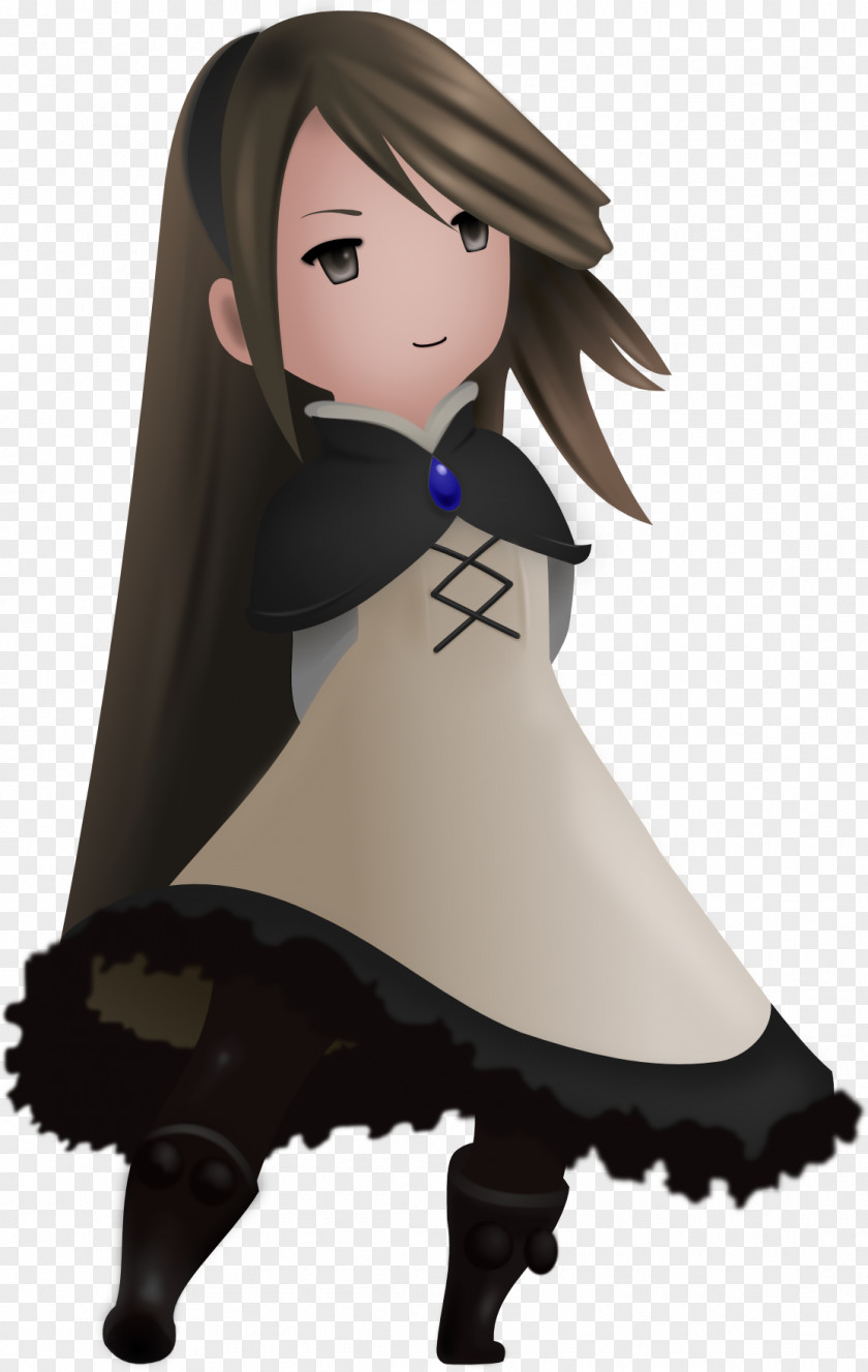 Sitting On The Lotus Bravely Default Second: End Layer Fan Art PNG