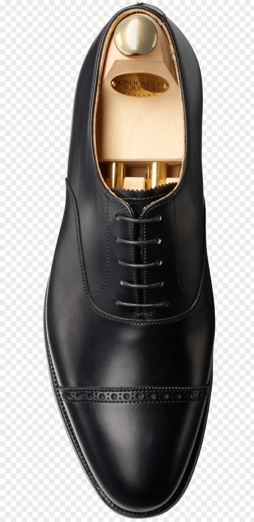 CROWED Oxford Shoe Calf Crockett & Jones Brogue PNG