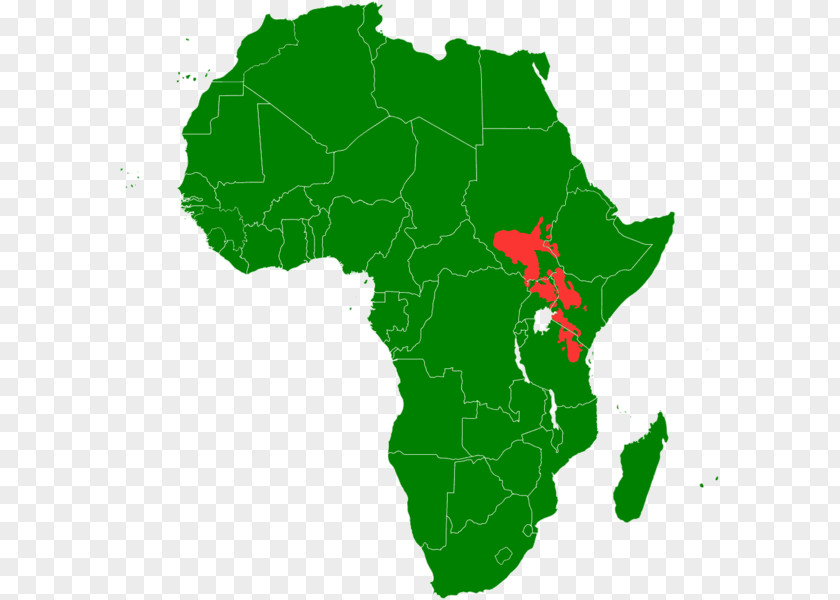 Language Africa Map Clip Art PNG