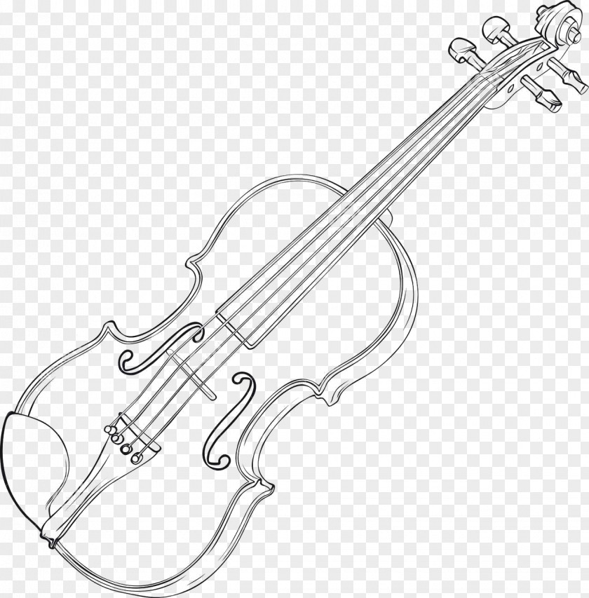 Violin Drawing Vector Graphics Stock Illustration PNG