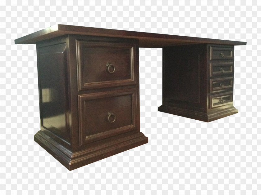 Wooden Desk Computer Table Wood Furniture PNG