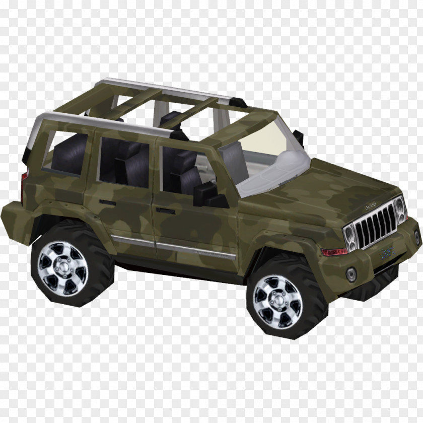 Jeep Zoo Tycoon 2 Commander (XK) Car Sport Utility Vehicle PNG