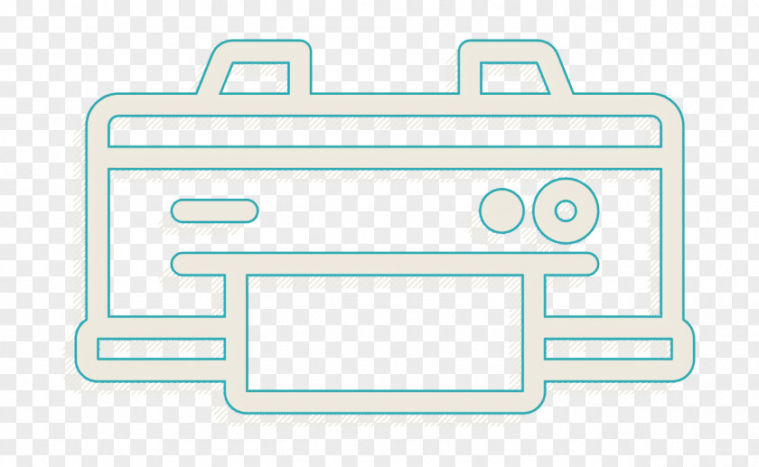 Camera And Accesories Icon Printer Print PNG