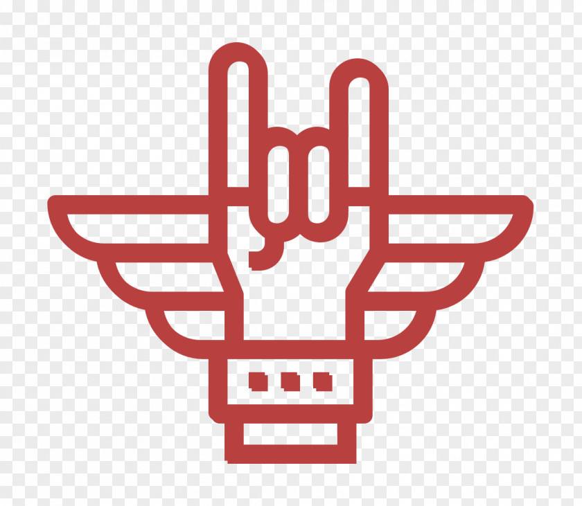 Hand Icon Rock Punk PNG