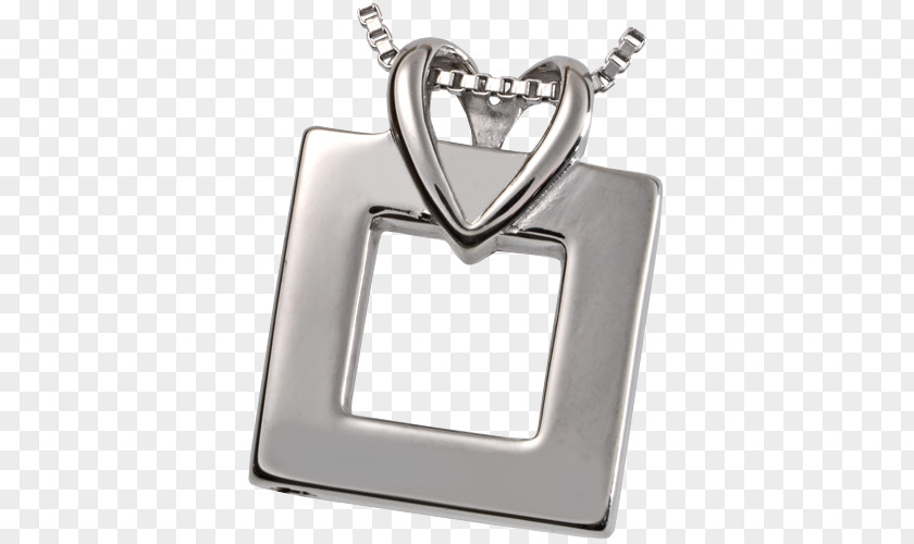 Silver Locket Jewellery PNG