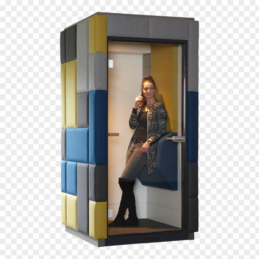 Singel Telephone Booth Office Landscape MuteCube Privacy PNG