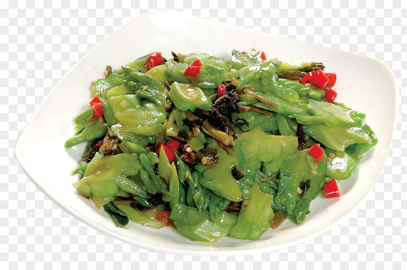 Snow Caigeng Fried Bitter Gourd Chinese Cuisine Spinach Salad Melon Food Beefsteakplant PNG