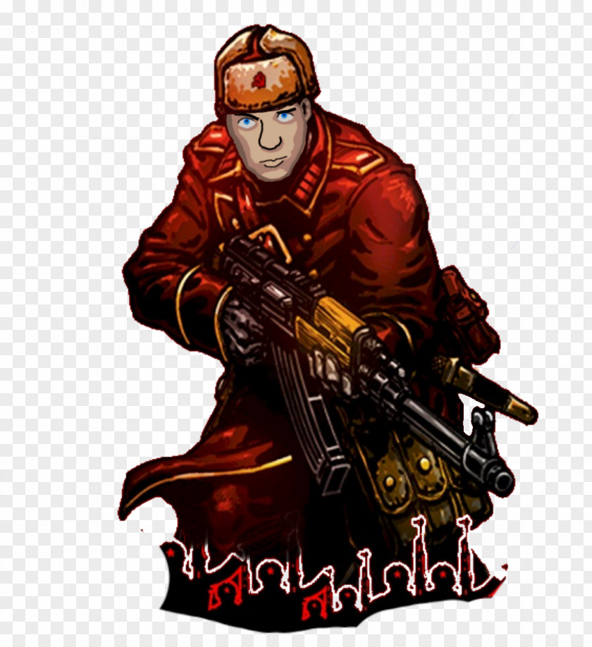 Young Red Dead Revolver Character Mercenary Soviet Fiction Command & Conquer: Alert 3 PNG