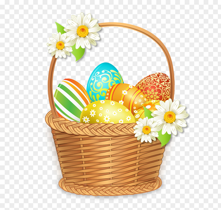 Beautiful Easter Basket With Colorful Eggs Egg PNG