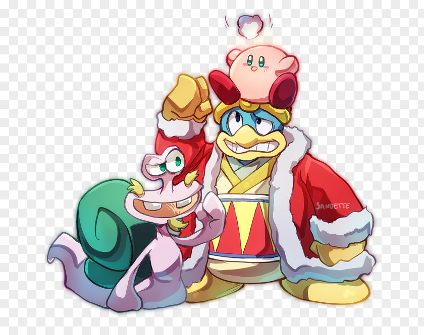 Escargoon King Dedede Kirby Art PNG