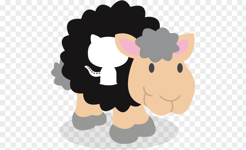 Github Social Media Marketing Sheep Advertising PNG