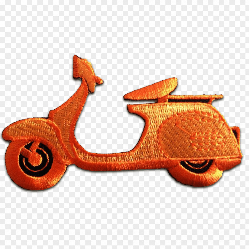 Scooter Embroidered Patch Iron-on Vespa Biker PNG