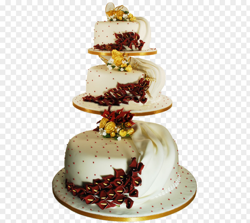 Wedding Cake Chocolate Birthday Frosting & Icing PNG