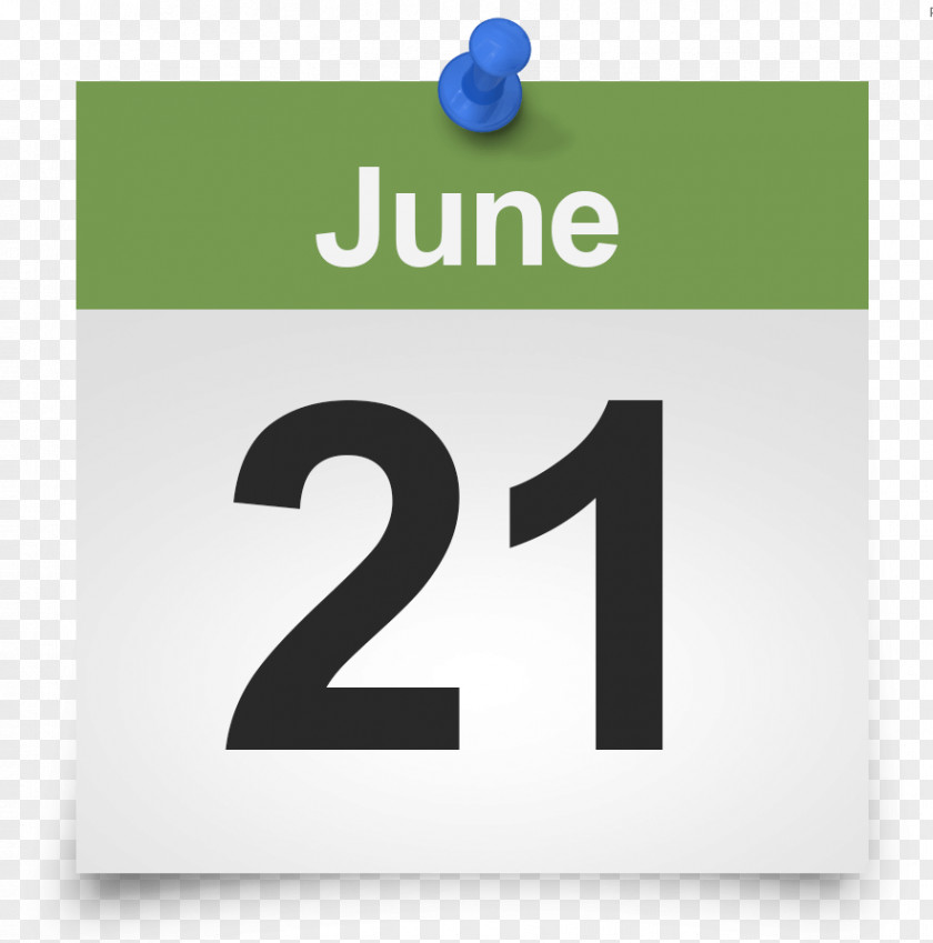 June 21 Stock Photography Calendar PNG