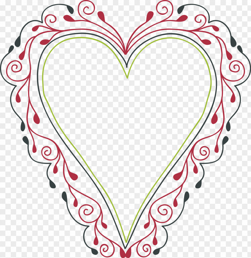 Love Line Heart Shape PNG